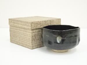 京焼　林山造　黒釉茶碗（箱付）